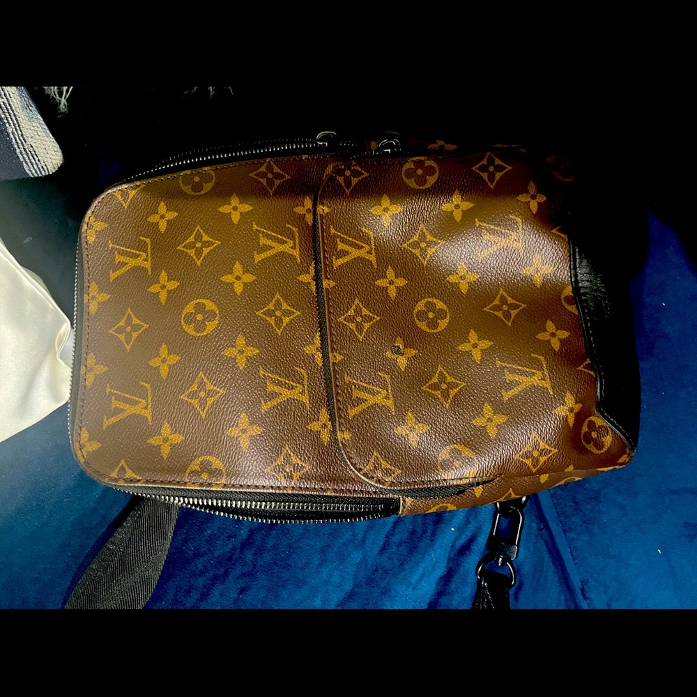 COPY - Louis Vuitton Sling bag NM monogram black macassar